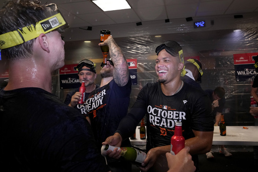 Gritty Tigers close out playoff sweep of Astros with 5-2 victory in Game 2 of Wild Card Series