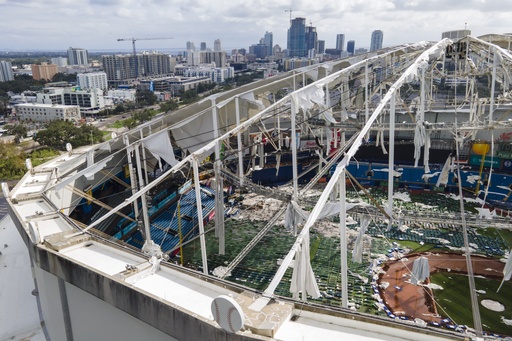 MLB encourages the Tampa Bay Rays to compete in the region if hurricane-affected Tropicana Field is deemed unsuitable.