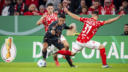 Musiala nets three goals in Bayern Munich’s 4-0 victory over Mainz in DFB-Pokal