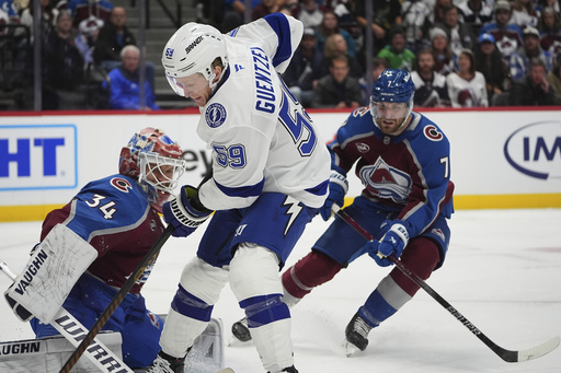 Nikita Kucherov nets opening goal, sparking early surge as Tampa Bay triumphs over Colorado 5-2