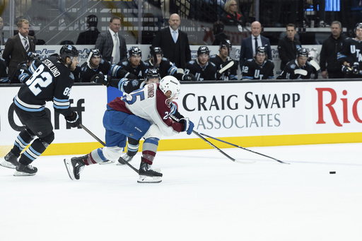 Justus Annunen guides Avalanche to fourth consecutive victory with 5-1 thrashing of Utah.