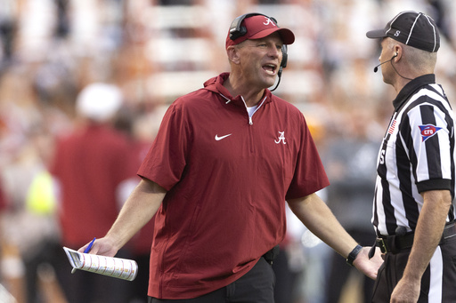 DeBoer’s inaugural Alabama squad drops from top rank to near playoff exit