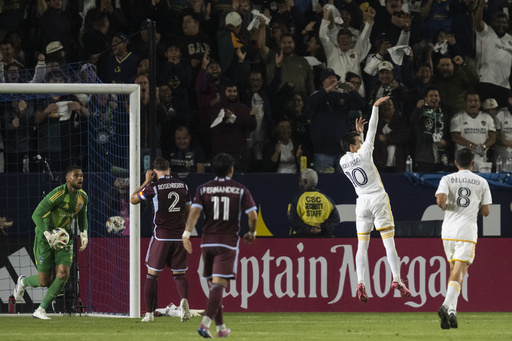 Joveljic and Puig each score twice and provide an assist as Galaxy dominates Rapids 5-0 in postseason debut.