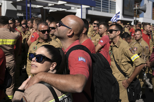 With rising summer temperatures, Greece’s seasonal fire crews demand permanent employment.