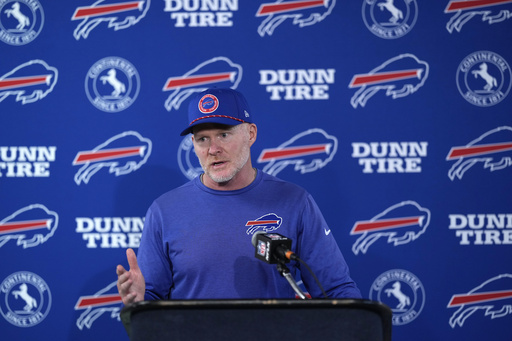 Coach McDermott of the Bills confirms defensive tackle Oliver won’t play against the Jets this Monday night.