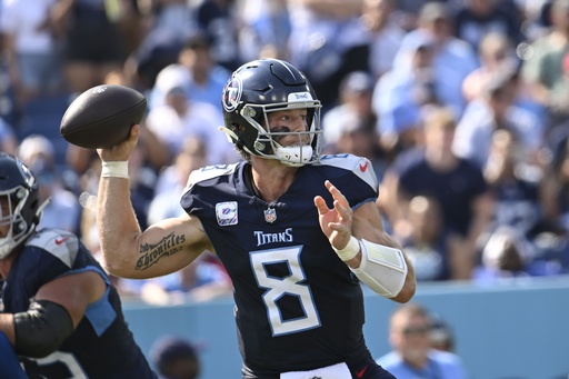 Titans place receiver Burks on injured reserve and elevate QB Siemian from practice squad as Levis remains uncertain.