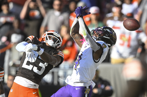 Baltimore’s defense lacked both effectiveness and opportunism against the Browns.