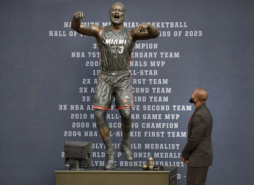 Dwyane Wade addresses reactions to his statue, standing up for its design and creation.