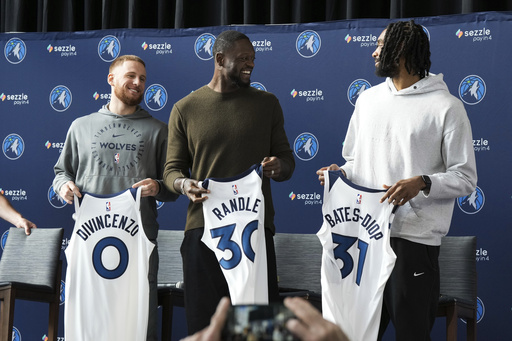 T-wolves welcome Randle and DiVincenzo with title aspirations, after tough farewell to Towns