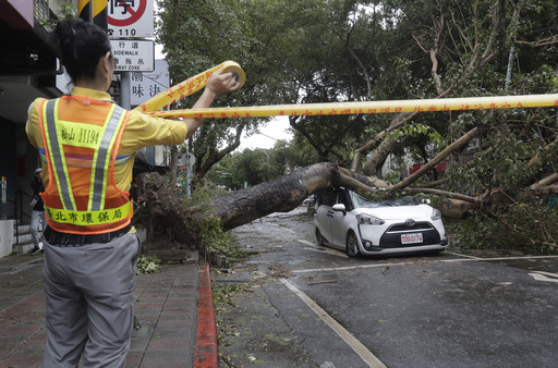 Tropical Storm Kong-rey poses a risk to Shanghai and the Chinese coastline following its typhoon impact on Taiwan.