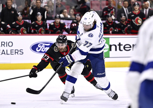 Drake Batherson nets a pair of goals in Senators’ 5-4 victory over Lightning