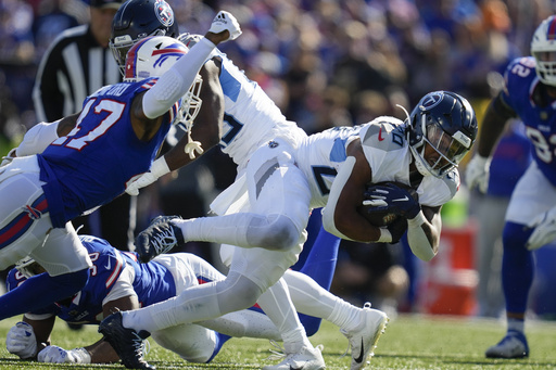 Titans suffer 34-10 defeat to Bills after another lackluster second half