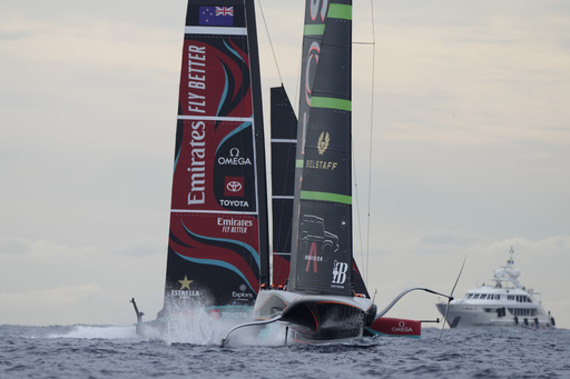 New Zealand takes a 5-2 advantage against Britannia in America’s Cup finals, closing in on the championship.