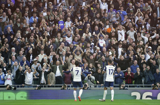 Tottenham secures a 4-1 victory over West Ham with a flurry of goals in the second half