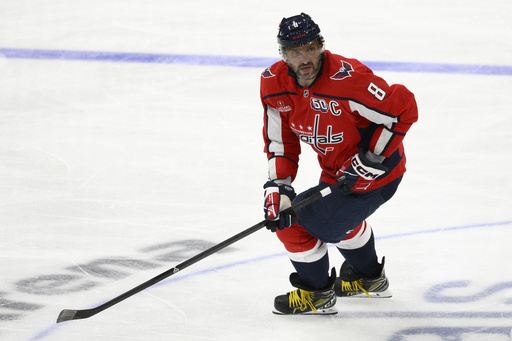 Alex Ovechkin will play as a right winger in the Capitals’ second match of the season.