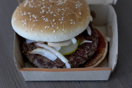 McDonald’s states that tests eliminate beef patties as the cause of the E. coli outbreak.