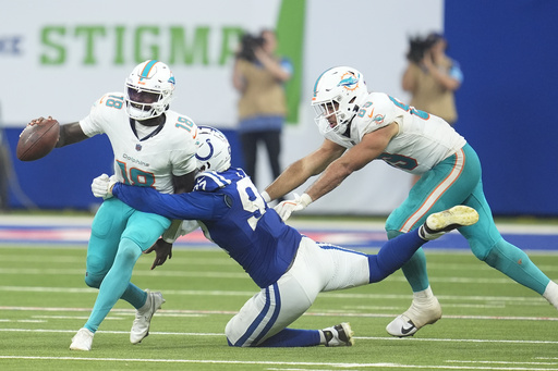 Tim Boyle steps in as Dolphins’ QB due to Tyler Huntley’s injury