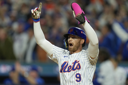 Brandon Nimmo included in Mets’ Game 2 lineup for NLCS despite left foot problem