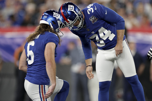 Giants’ P Gillan sidelined due to hamstring injury against Bengals; Thibodeaux placed on IR with wrist issue