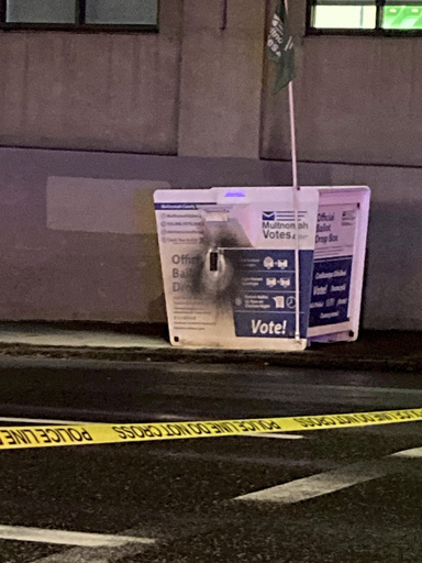 Numerous ballots are lost due to arson incidents targeting ballot drop boxes in Oregon and Washington.