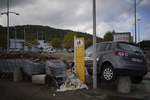 Severe flooding hits central France after two days of heavy rainfall