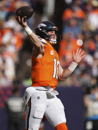 Bo Nix sets a Broncos rookie QB record with 5 victories, breaking John Elway’s mark.