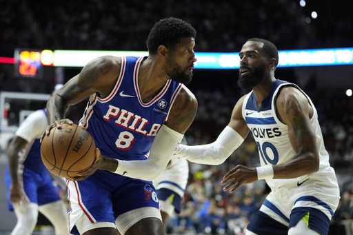 Nick Nurse reports that 76ers forward Paul George’s hyperextended left knee is ‘looking good’