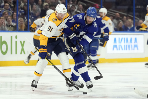 Nashville’s Steven Stamkos makes a return to Tampa Bay as a member of his new squad.