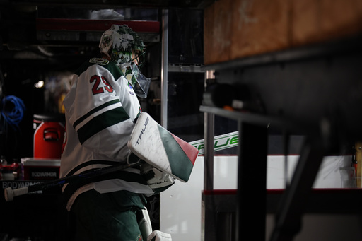 Marc-Andre Fleury prepares for a farewell match against former teammates Crosby and Malkin as the Wild take on the Penguins.