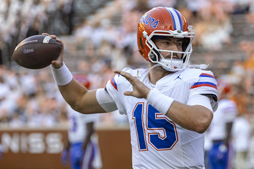 Florida quarterback Graham Mertz’s collegiate career concludes due to a knee injury ending his season.