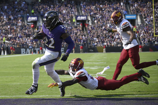 Ravens’ standout pair Henry and Jackson spearhead a resurgence in NFL rushing offenses