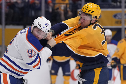 Draisaitl nets two goals and adds an assist as Oilers triumph 5-1 against Predators.