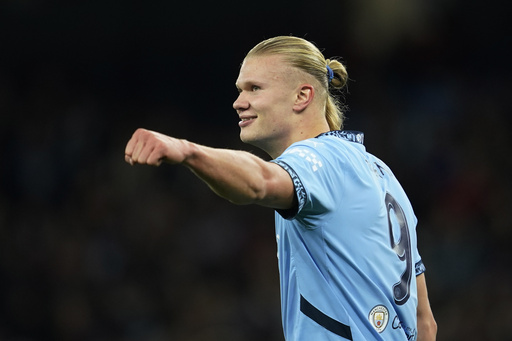 Haaland nets stunning goal for Manchester City in Champions League match