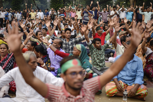 Bangladesh police detain Hindu leader advocating for minority rights.