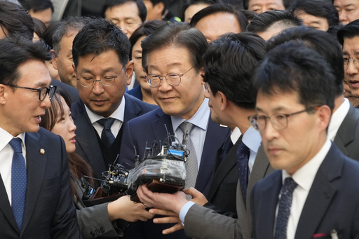 South Korean opposition chief receives suspended sentence for election law breach