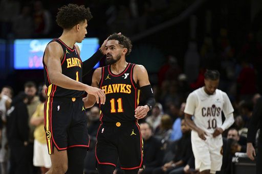 Young sets personal best with 22 assists as Hawks spoil Cavaliers’ home unbeaten streak