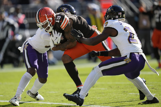 Ravens hopeful for defensive enhancements following tough performance in Cleveland