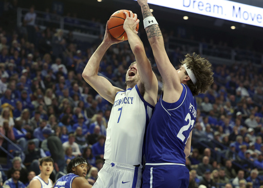 Kentucky, ranked eighth, triumphs over Georgia State 105-76, surpassing 100 points for the fourth time this season.