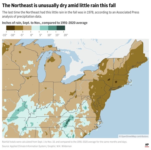 Fresh wildfires ignite in Northeast US as larger fires continue to blaze in the West