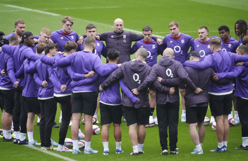 Curry makes comeback for England’s rugby match against Japan, two weeks post-concussion from a tackle.