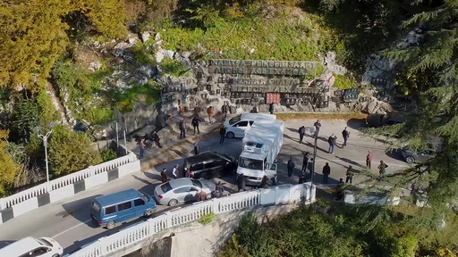 Law Enforcement and Demonstrators Engage in Confrontation in Abkhazia, Georgia’s Breakaway Region