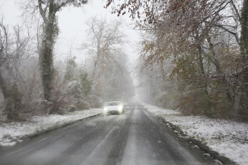 France delays soccer matches due to extreme winter conditions.