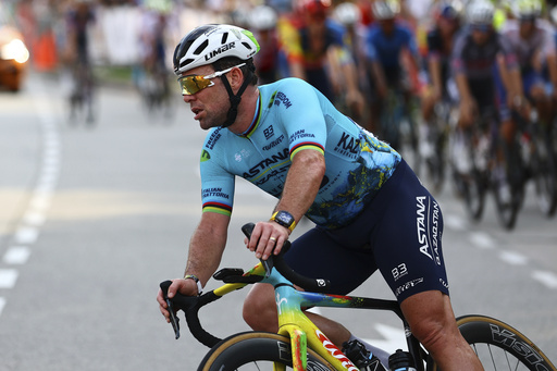 Sprint star Mark Cavendish concludes his cycling journey triumphantly with a victory in Singapore.