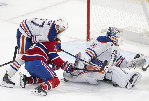 Sam Montembeault leads Canadiens to a 3-0 victory against Oilers