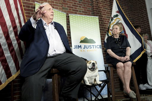 West Virginia Governor Jim Justice names his wife Cathy to the state education board following his U.S. Senate victory.