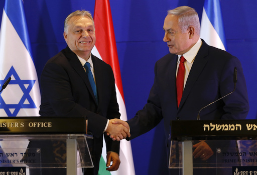 Orbán of Hungary declares intention to ignore global arrest warrant for Netanyahu.