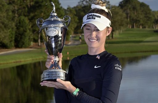 LPGA wraps up season with major rewards in Florida; PGA Tour concludes with final tournament at Sea Island.