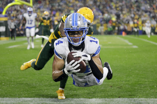 Kerby Joseph’s interception return secures Lions’ 24-14 victory over Packers, solidifying their lead in NFC North