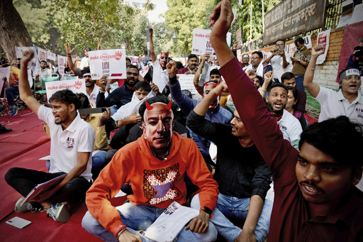 Amazon employees in India participate in Black Friday protests demanding improved pay and work environments