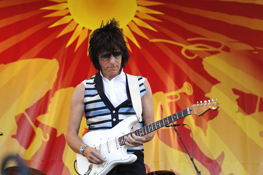 Legendary guitarist Jeff Beck’s instruments are set to be auctioned.